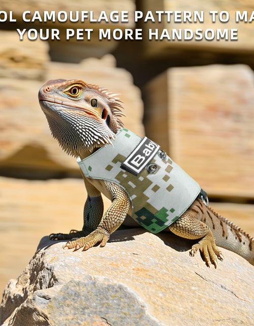 Load image into Gallery viewer, AnoleAir Bearded Dragon Adjustable Harness and Leash Green
