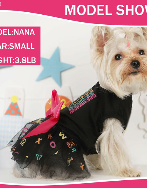 Load image into Gallery viewer, Dog Dress Puppy Costume Small Dogs Summer Spring Outfit Size S
