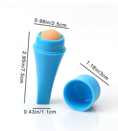 YIKEXIAOSHULIN Volcanic Stone Oil Absorbing Face Roller Natural Reusable
