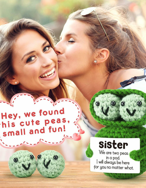 Load image into Gallery viewer, LEJIAJINW Handmade Mini Peas Gift for Sister Best Friend Cute Valentine
