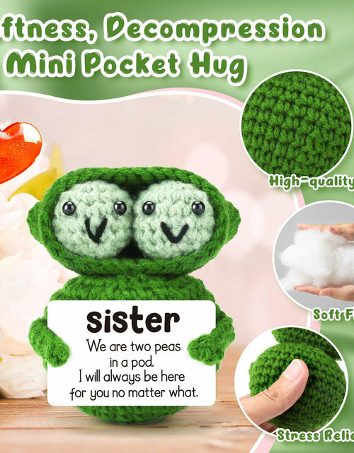 Load image into Gallery viewer, LEJIAJINW Handmade Mini Peas Gift for Sister Best Friend Cute Valentine
