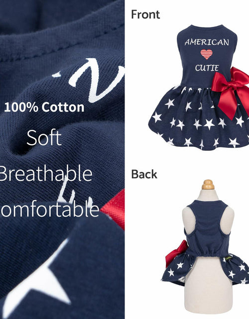 Load image into Gallery viewer, Fitwarm 100% Cotton Holiday Make A Wish Dog Dress Black Size XXS
