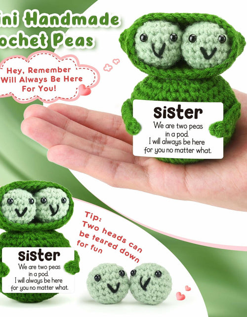 Load image into Gallery viewer, LEJIAJINW Handmade Mini Peas Gift for Sister Best Friend Cute Valentine
