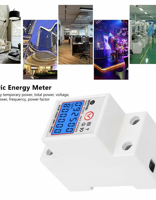 Load image into Gallery viewer, DDS6619-526L-2 Single Phase Electric Energy Meter Level 1 Accuracy Backlight
