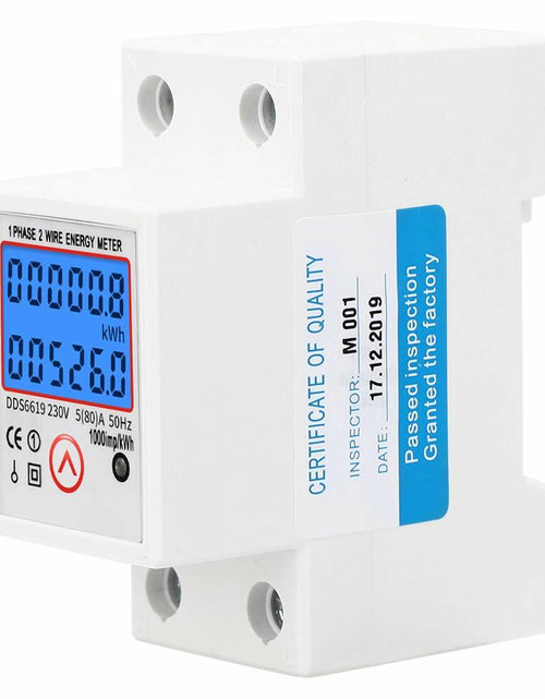 Load image into Gallery viewer, DDS6619-526L-2 Single Phase Electric Energy Meter Level 1 Accuracy Backlight
