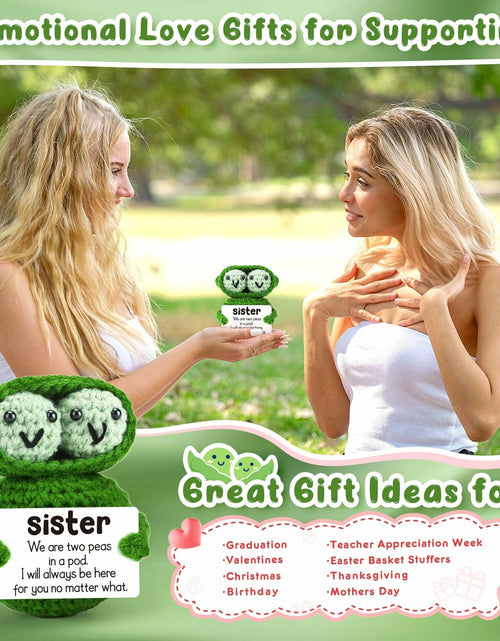 Load image into Gallery viewer, LEJIAJINW Handmade Mini Peas Gift for Sister Best Friend Cute Valentine
