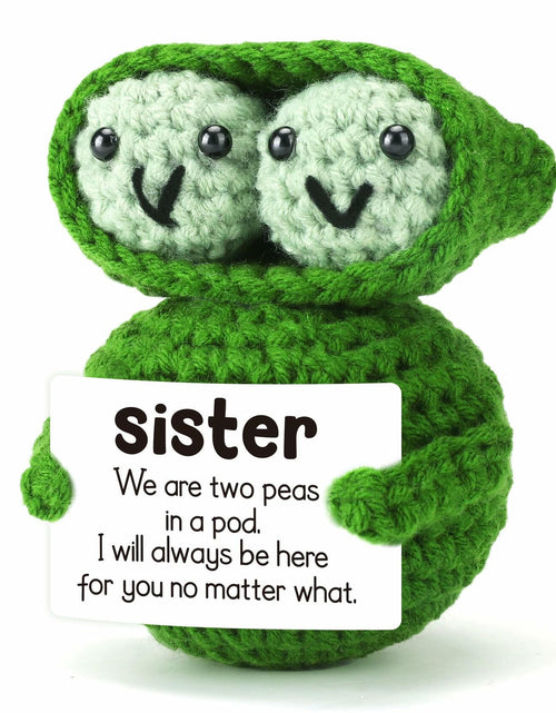 Load image into Gallery viewer, LEJIAJINW Handmade Mini Peas Gift for Sister Best Friend Cute Valentine
