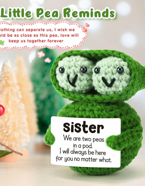 Load image into Gallery viewer, LEJIAJINW Handmade Mini Peas Gift for Sister Best Friend Cute Valentine
