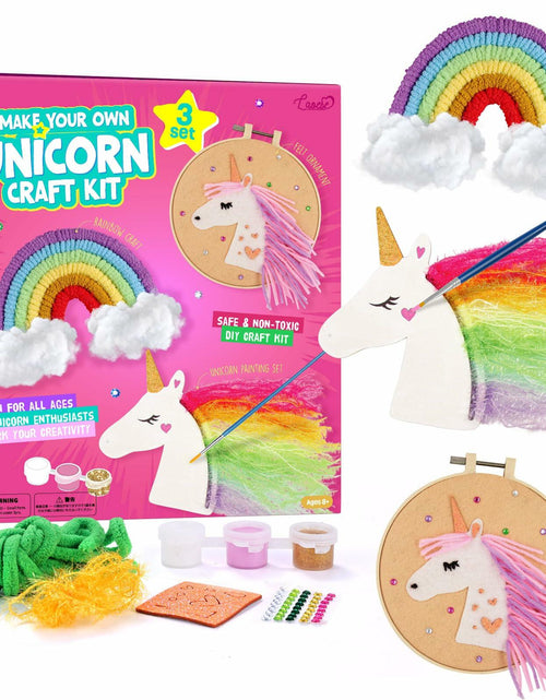 Load image into Gallery viewer, LAOESE Unicorn Sewing Craft Kit for Kids Ages 8-12 - Arts &amp; Crafts Gift
