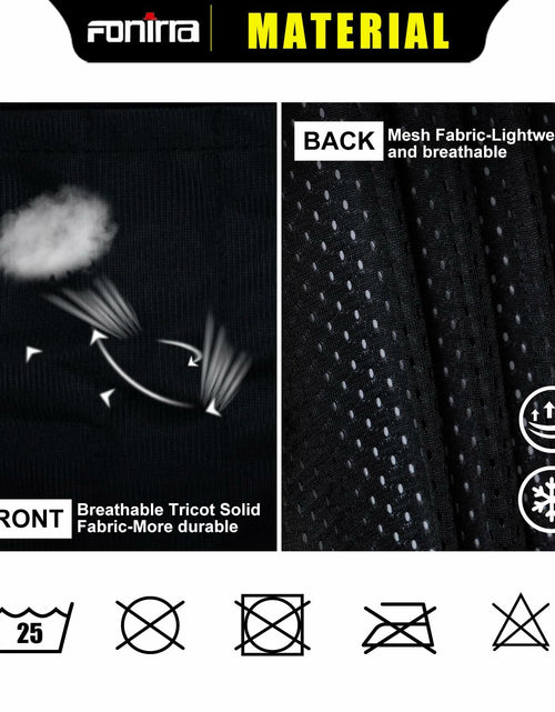 Load image into Gallery viewer, FONIRRA ANSI Class 2 Safety Vest Work Vest with Pockets Zipper Black Size 3XL
