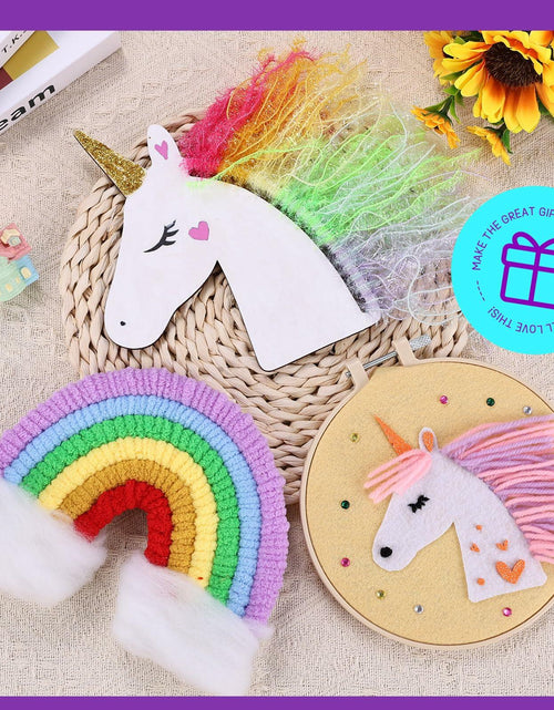 Load image into Gallery viewer, LAOESE Unicorn Sewing Craft Kit for Kids Ages 8-12 - Arts &amp; Crafts Gift
