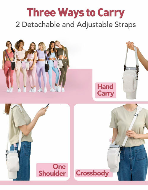 Load image into Gallery viewer, Stanley Cup 3D Embossed Neoprene 40oz Carrier Bag with Strap &amp; Accessories
