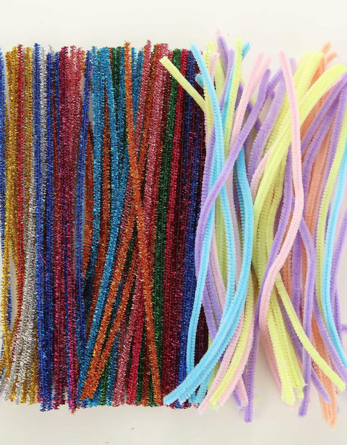 Load image into Gallery viewer, CertBuy 1600PCS Colorful Pipe Cleaners Chenille Stems 10 Colors Bulk Craft
