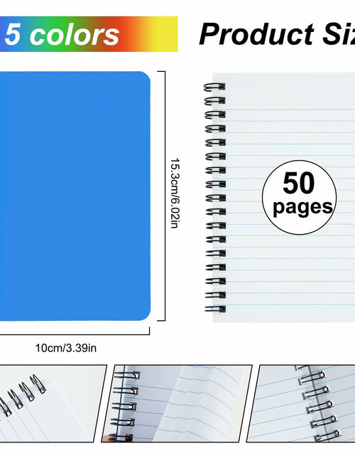 Load image into Gallery viewer, Fantasyon Spiral Memo Books 3x5in Lined 50 Sheets 10 Pack A7-Morandi
