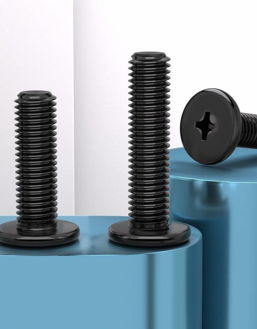 Load image into Gallery viewer, TESILANG M1.6x2mm Computer Screws Motherboard Standoffs Kit 50pcs Black
