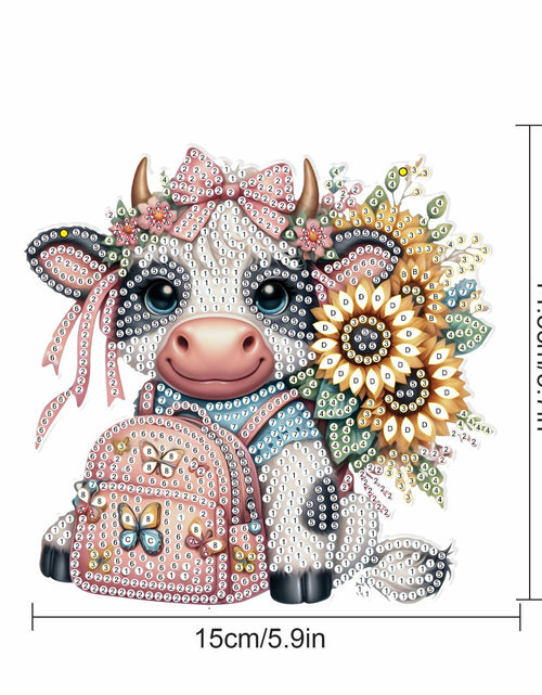 Load image into Gallery viewer, Tontut 5D Cow Diamond Art Painting Kit DIY Special Shape Wall Decoration
