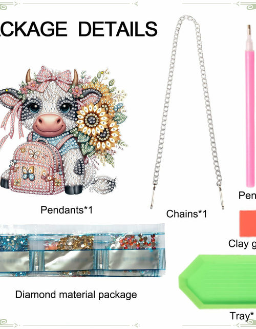 Load image into Gallery viewer, Tontut 5D Cow Diamond Art Painting Kit DIY Special Shape Wall Decoration
