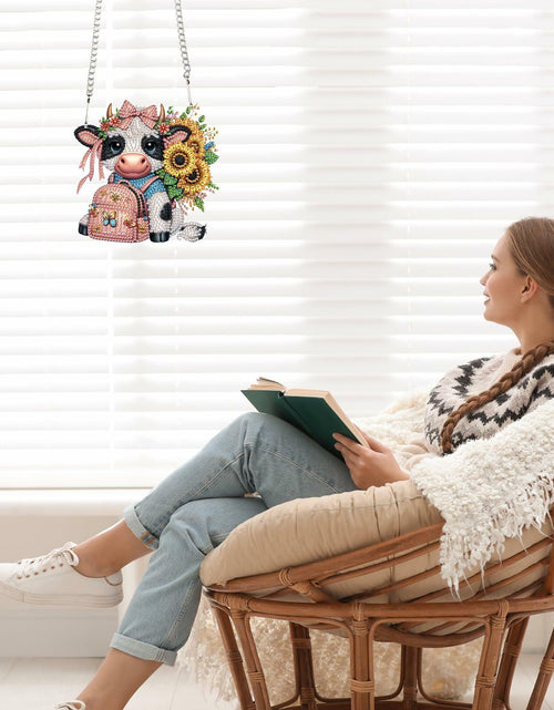 Load image into Gallery viewer, Tontut 5D Cow Diamond Art Painting Kit DIY Special Shape Wall Decoration
