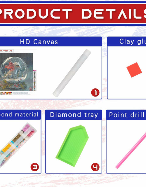 Load image into Gallery viewer, Focart Diamond Painting Kit 12x12 Bull Design Round Drill Crystal Rhinestone
