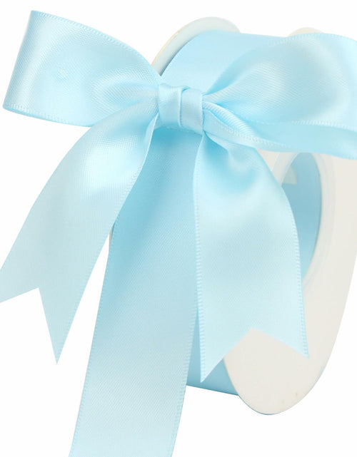 Load image into Gallery viewer, DINDOSAL Satin Ribbon 1 Inch Double Face Turquoise 25 Yards Wedding Decor
