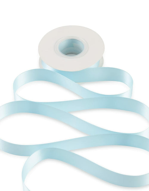 Load image into Gallery viewer, DINDOSAL Satin Ribbon 1 Inch Double Face Turquoise 25 Yards Wedding Decor
