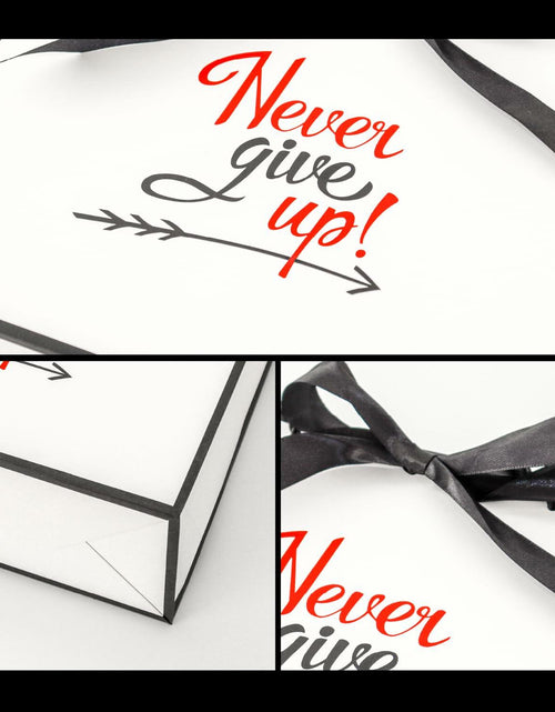 Load image into Gallery viewer, Linelglobal Encouragement Gift Bag with Tissue Paper 12.6" Self-Improvement

