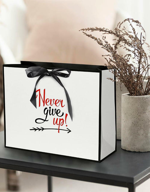 Load image into Gallery viewer, Linelglobal Encouragement Gift Bag with Tissue Paper 12.6" Self-Improvement
