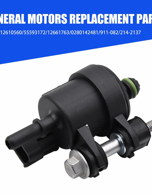 Load image into Gallery viewer, Yonput Car Vapor Canister Purge Valve Durable Vacuum Vent Valve Black

