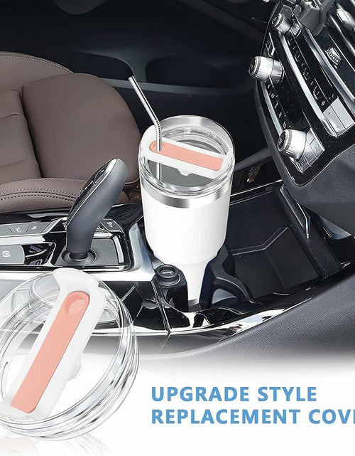 Load image into Gallery viewer, NETRIWOW 2 Pcs Tumbler Lid for Stanley 40oz Cup Dustproof Spill Proof White
