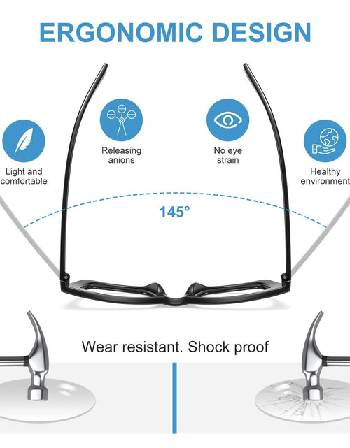 Load image into Gallery viewer, [Like New] Okany Blue Light Blocking Glasses for Women Men Anti Eyestrain UV 3 Pack
