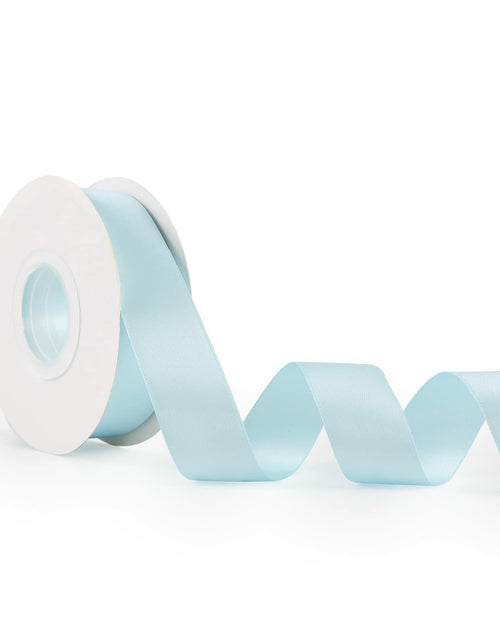 Load image into Gallery viewer, DINDOSAL Satin Ribbon 1 Inch Double Face Turquoise 25 Yards Wedding Decor
