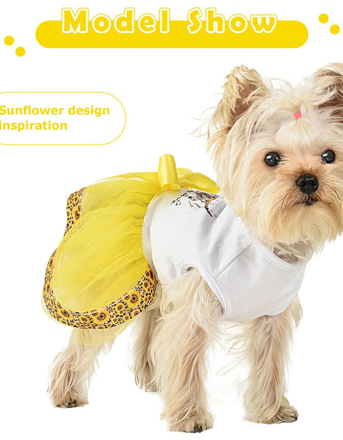 Load image into Gallery viewer, Dog Dress Puppy Skirt Tulle Lace Birthday Party Small XS Size
