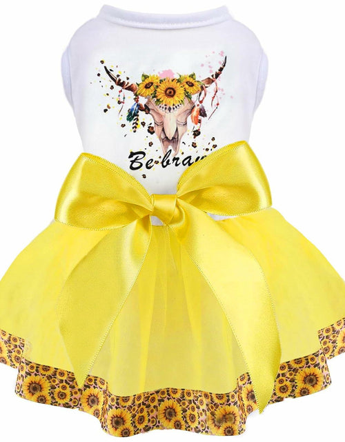 Load image into Gallery viewer, Dog Dress Puppy Skirt Tulle Lace Birthday Party Small XS Size
