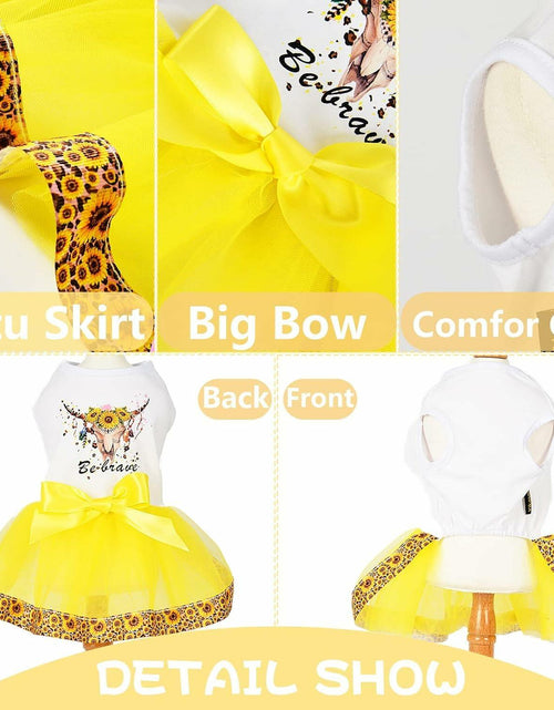 Load image into Gallery viewer, Dog Dress Puppy Skirt Tulle Lace Birthday Party Small XS Size
