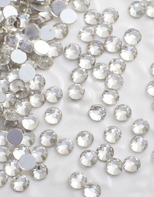 Load image into Gallery viewer, 1440 Pcs Flatback Crystal Rhinestones 4.6-4.8mm Glitter Nail Craft Bling
