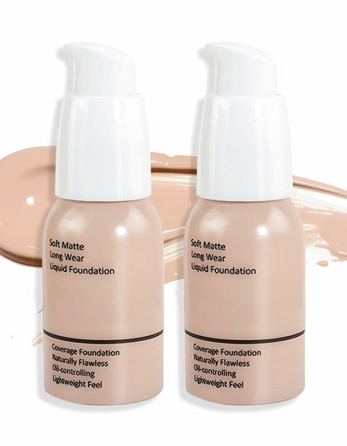 Load image into Gallery viewer, Matte Liquid Full Coverage Foundation Makeup 06 Toffee 1 Pack
