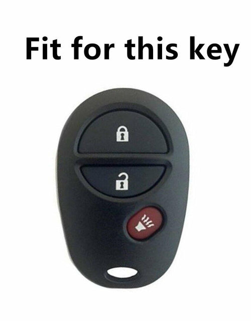 Load image into Gallery viewer, Ezzy Auto Silicone Key Fob Case Cover for Toyota Black Rose

