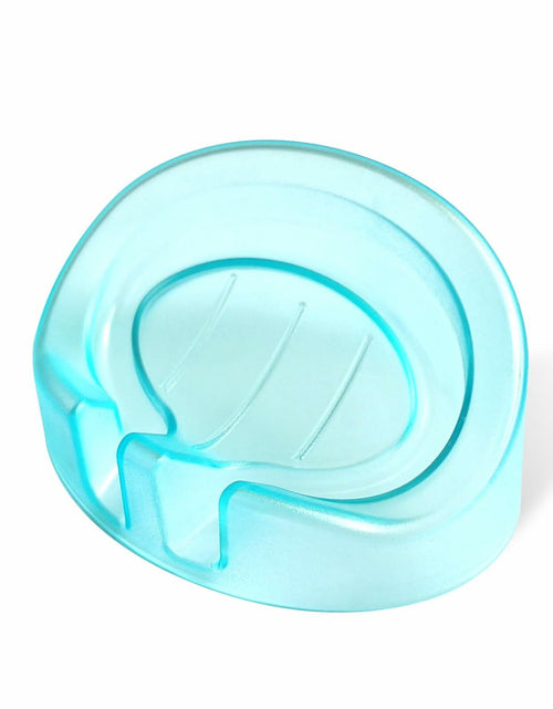 Load image into Gallery viewer, Self Draining Soap Dishes 2-Pack Waterfall Drainer Holder Blue Bathroom Kitchen
