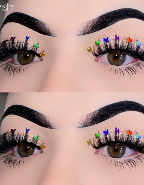 Load image into Gallery viewer, Miss Kiss Butterfly Russian Curl False Eyelashes 14MM Black 2 Pairs + 2 Brushes
