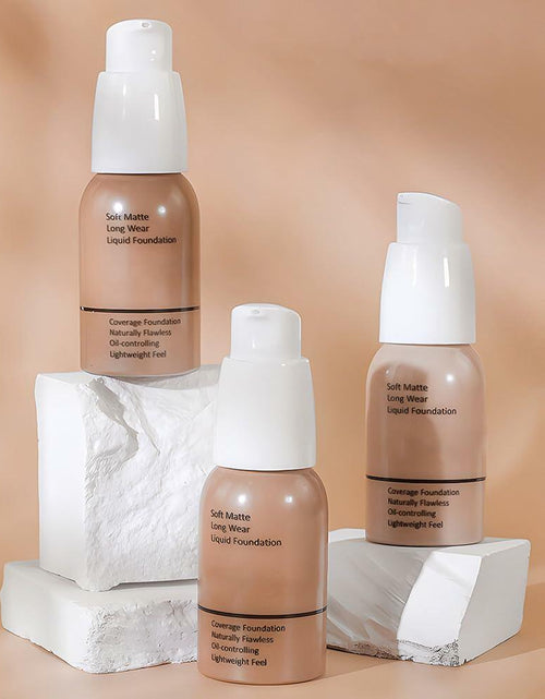 Load image into Gallery viewer, Matte Liquid Full Coverage Foundation Makeup 06 Toffee 1 Pack
