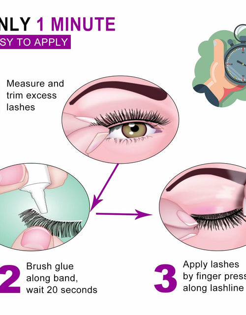 Load image into Gallery viewer, Miss Kiss Butterfly Russian Curl False Eyelashes 14MM Black 2 Pairs + 2 Brushes
