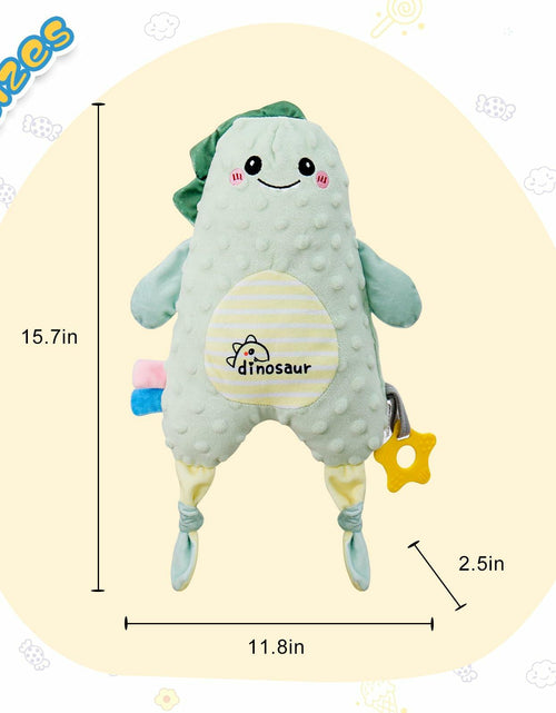 Load image into Gallery viewer, KELCIO Lion Plush Soother Toy for Babies Yellow  14.6 Inch (OPEN BOX)
