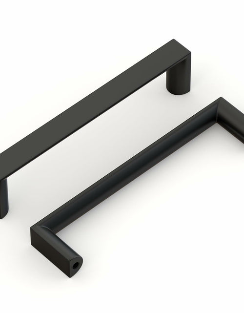 Load image into Gallery viewer, homdiy Cabinet Handles Matte Black 5in 128mm Hole Centers 25Pack
