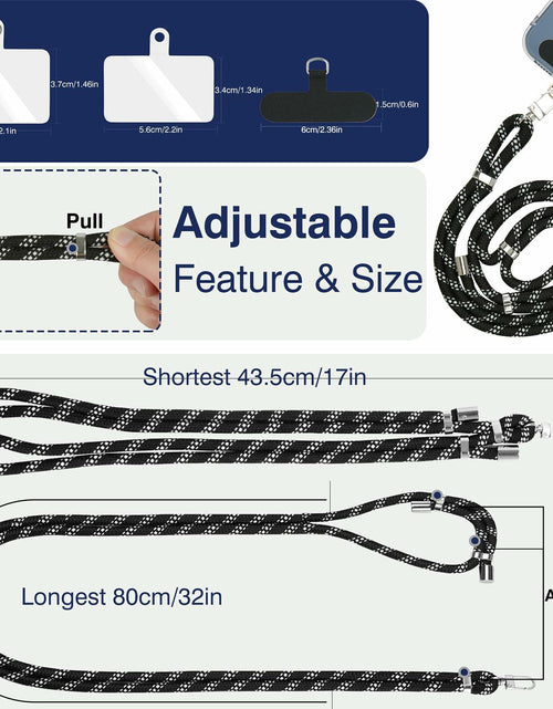 Load image into Gallery viewer, LOHASICDESIGN Adjustable Detachable Phone Lanyard Pink 31.5in
