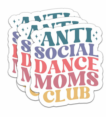 (3Pcs) In My Dance Mom Era Sticker Waterproof Vinyl 3x2.8 Inch Decal