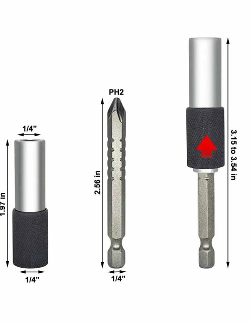 Load image into Gallery viewer, PANSHIYON Cam Lock Assembly Tool Magnetic 1/4" Hex Shank PH2 Bit
