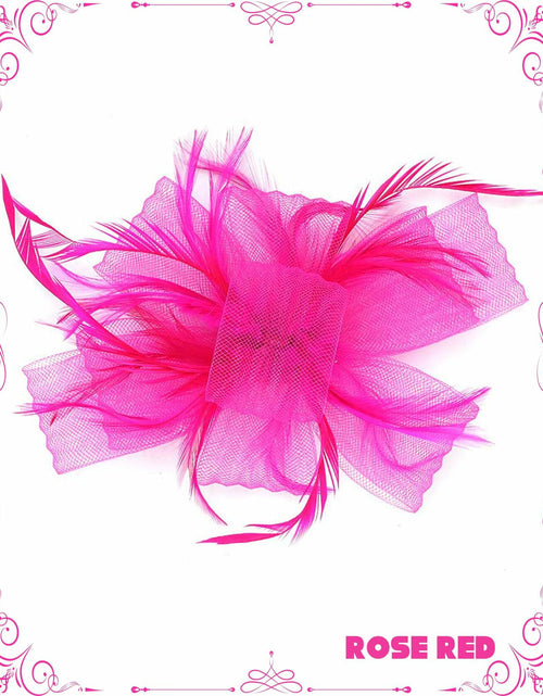 Load image into Gallery viewer, Kidukso Derby Hat Women Vintage 20s 50s Fascinator Headband Clip Black
