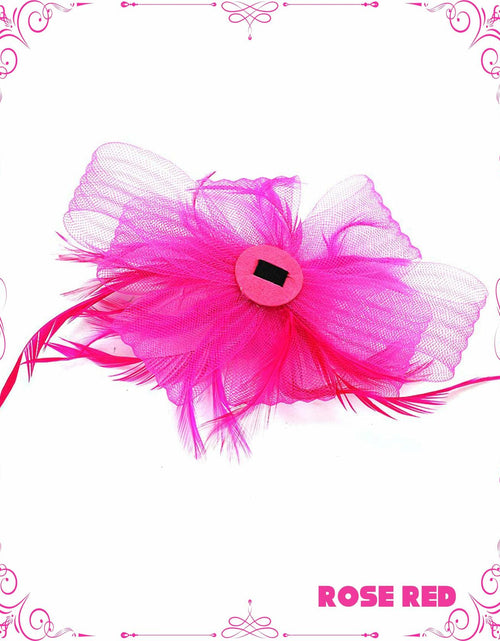 Load image into Gallery viewer, Kidukso Derby Hat Women Vintage 20s 50s Fascinator Headband Clip Black
