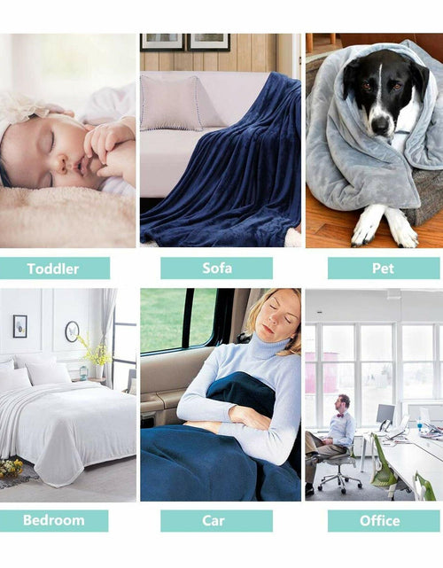 Load image into Gallery viewer, BLUBLU Fire Softball Flannel Fleece Throw Blanket Lightweight Cozy Plush 60x50
