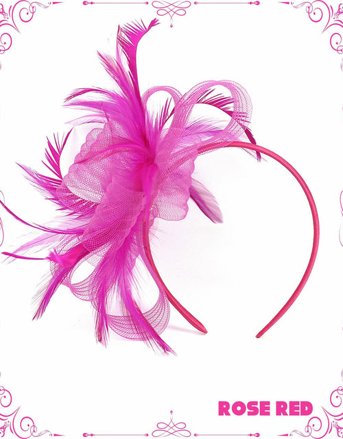 Load image into Gallery viewer, Kidukso Derby Hat Women Vintage 20s 50s Fascinator Headband Clip Black
